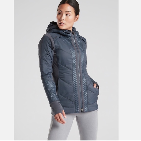 ATHLETA Rock Ridge Primaloft Jacket ASTRONOMY GREY SIZE M - Picture 1 of 15